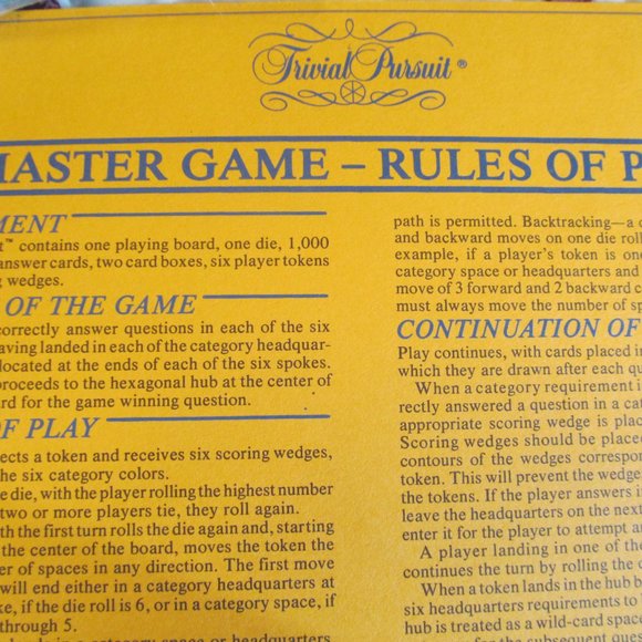 Trivial Pursuit Genus Edition Original Vtg 1981 Version - Picture 4 of 16